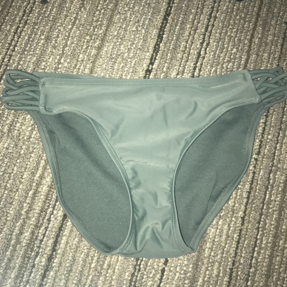 army green swimsuit bottoms
